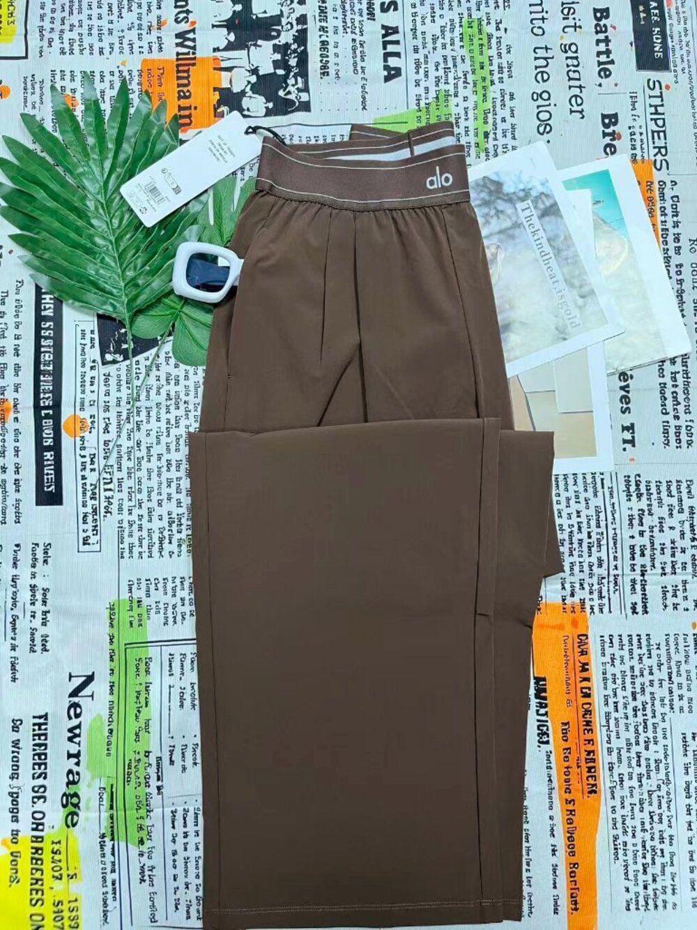 NWT🔖ALO Yoga Suit Up Trouser Coffee Brown (Regular) ✨Minimalist Style - Picture 3 of 8